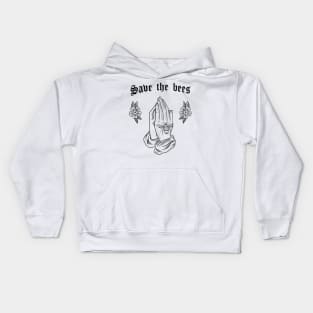 Save the bees Kids Hoodie